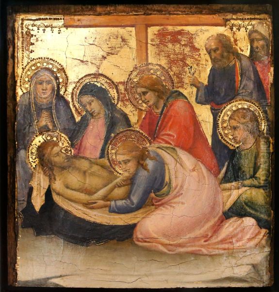 Scenes de la Vie du Christ : Deploration. Oil Painting by Mariotto Di Nardo