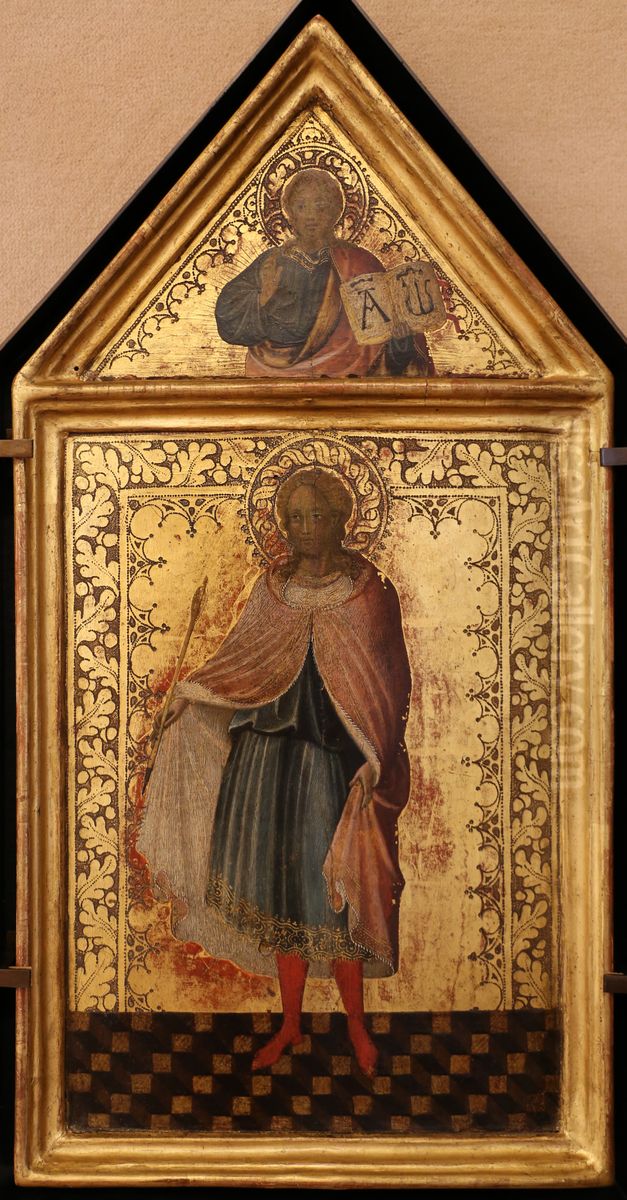 Saint Sebastien Oil Painting by Master of the Bargello Tondo