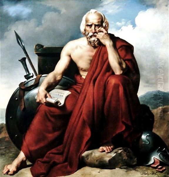 Lycurgus Oil Painting by Merry-Joseph Blondel