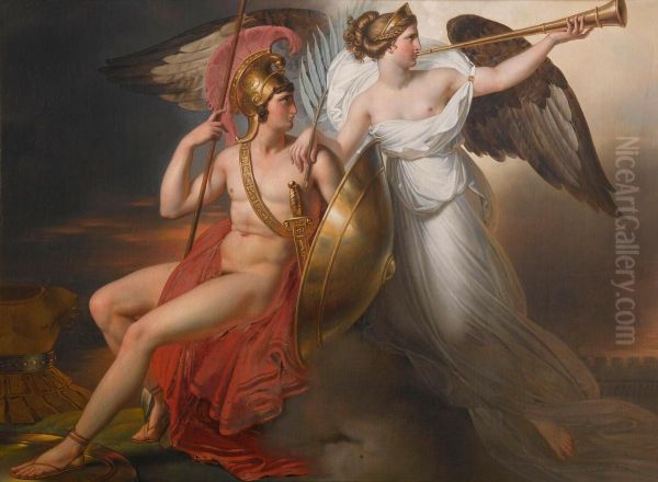 Victory Oil Painting by Anne-Louis Girodet de Roucy-Triosson