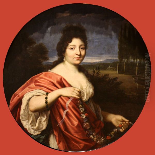Allegorie du Printemps Oil Painting by Pierre Ii Mignard
