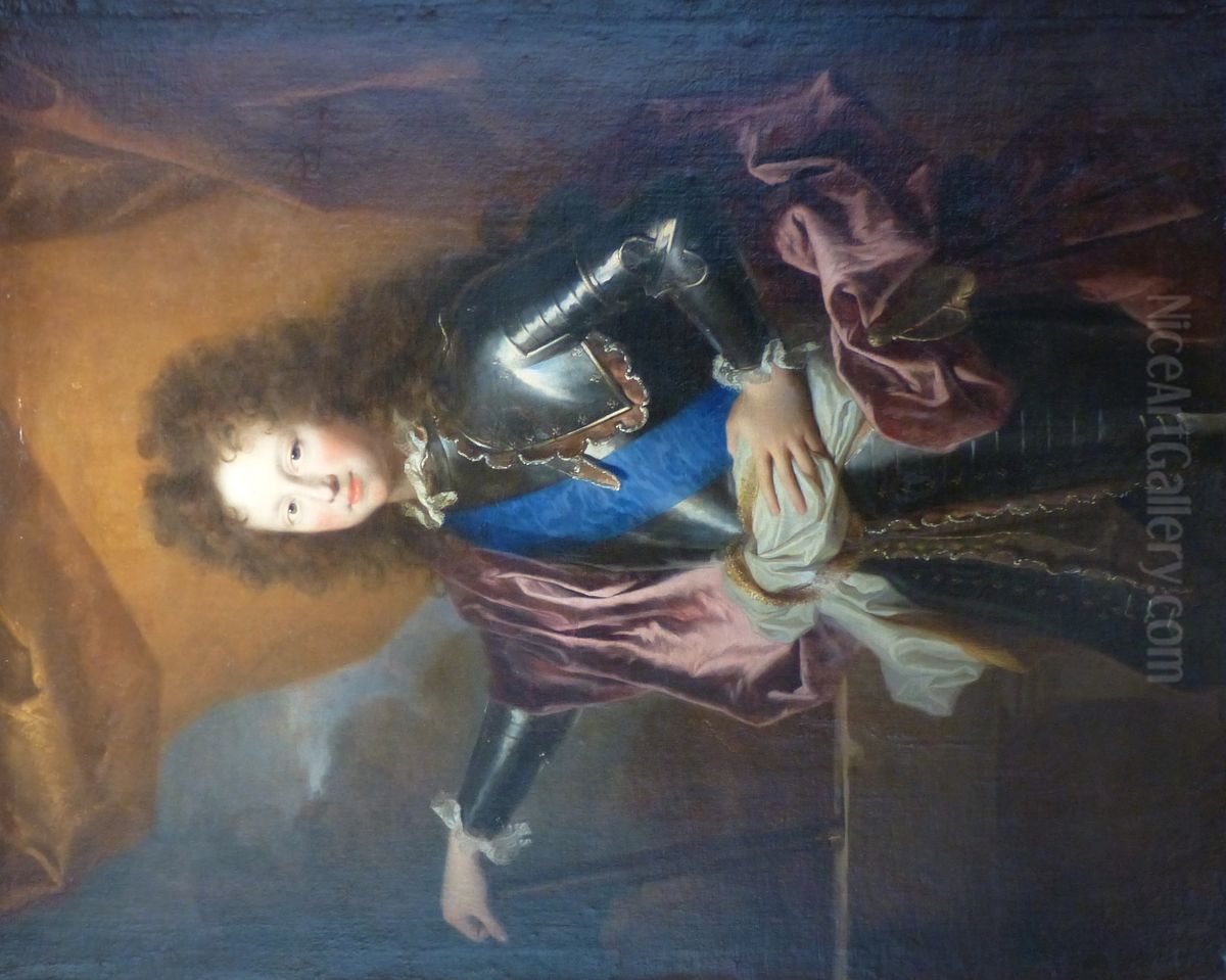 Philippe d'Orleans, Duke of Chartres Oil Painting by Hyacinthe Rigaud