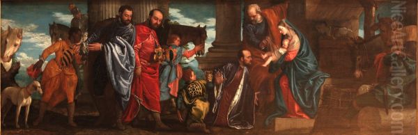 Adoration of the Magi Oil Painting by Paolo Veronese (Caliari)