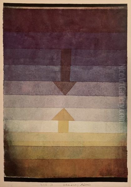 Scheidung Abends Oil Painting by Paul Klee
