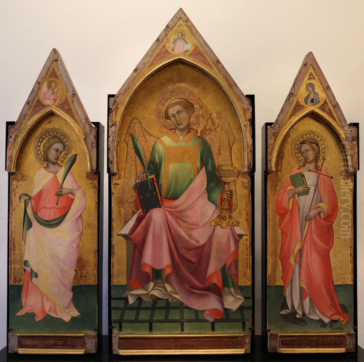 Triptyque de saint Laurent Oil Painting by Lorenzo Monaco