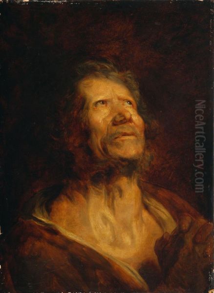 Portrait of Abraham Grapheus Oil Painting by Jacob Jordaens