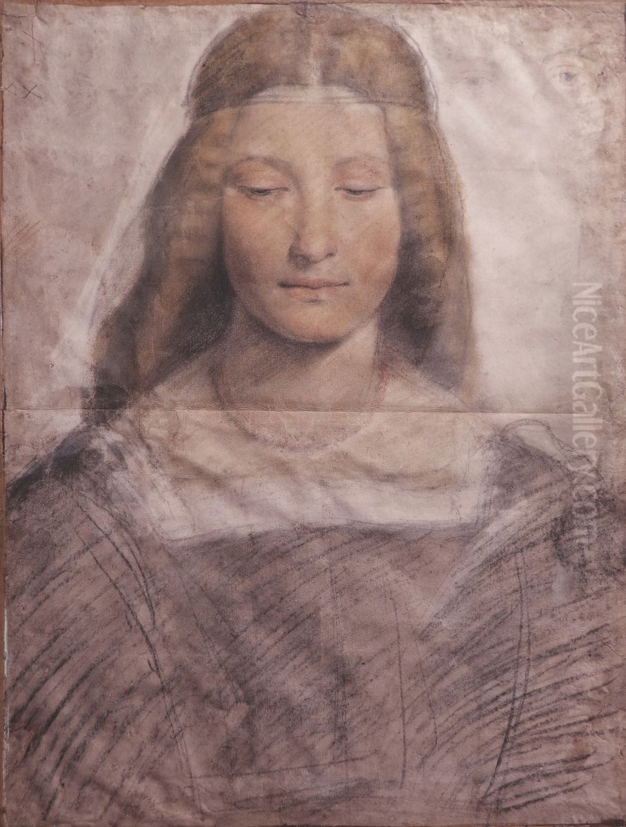 Model for Saint Barbara Oil Painting by Giovanni Antonio Boltraffio Model for Saint Barbara Oil Painting by Giovanni Antonio Boltraffio