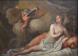 Danae recibiendo la lluvia de oro