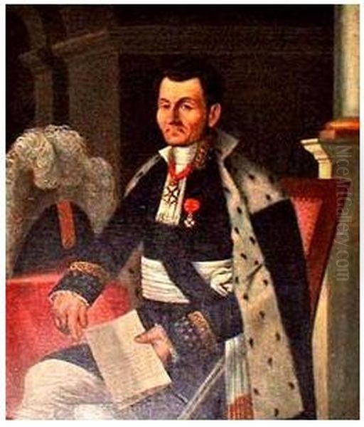 Claude-Pierre Dedelay d'Agier (1750-1827) Oil Painting by Unidentified painter