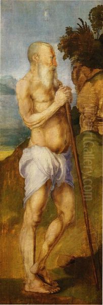 St. Unuphrius Oil Painting by Albrecht Durer