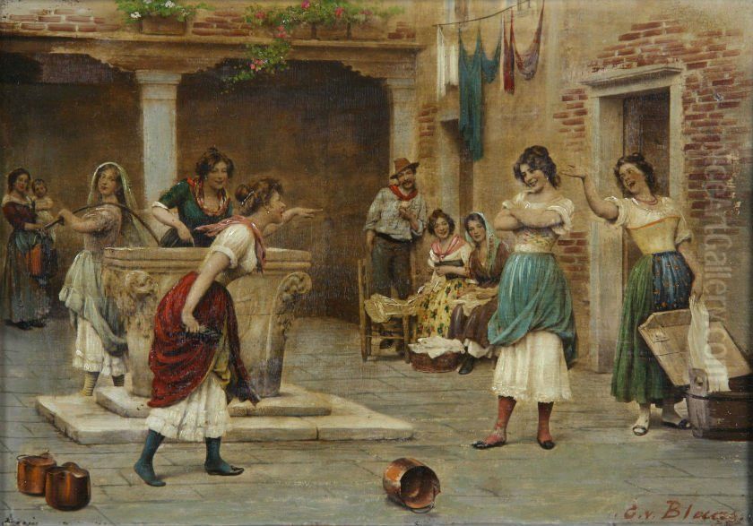 Love's Labor Lost Oil Painting by Eugene de Blaas