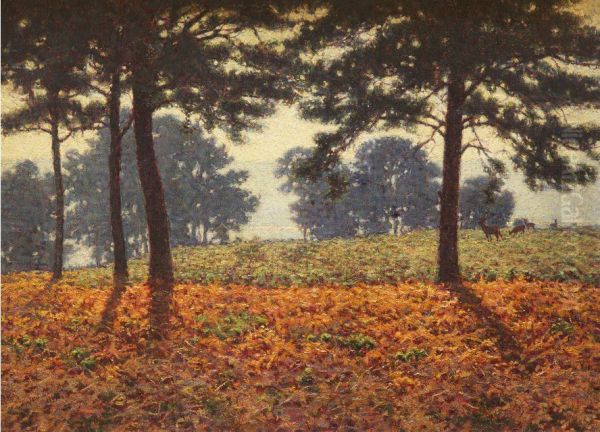 Evening Shadows Oil Painting by Wynford Dewhurst