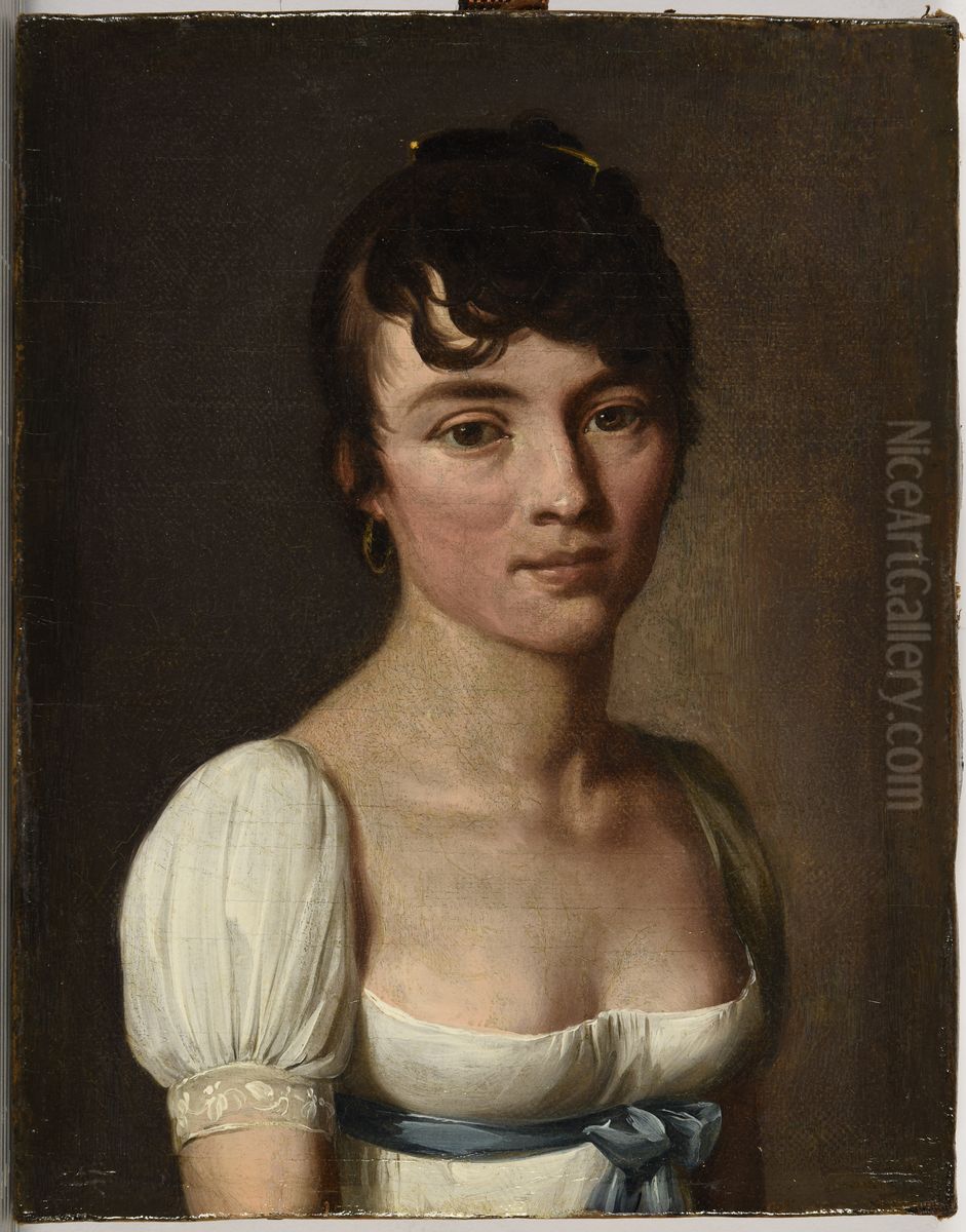 Portrait de femme anonyme Oil Painting by Louis-Leopold Boilly