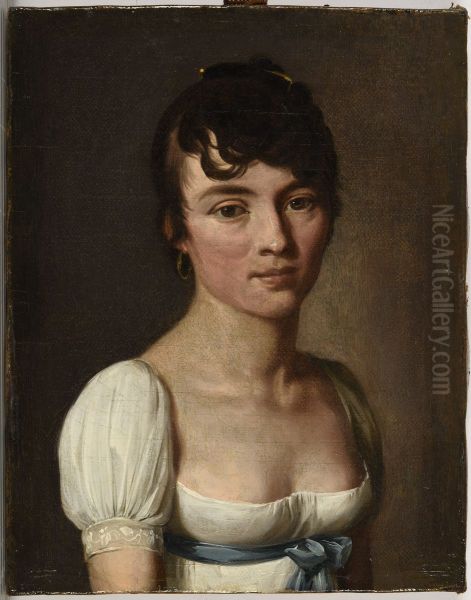 Portrait de femme anonyme Oil Painting by Louis-Leopold Boilly