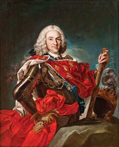 King Philip V of Spain Oil Painting by Hyacinthe Rigaud