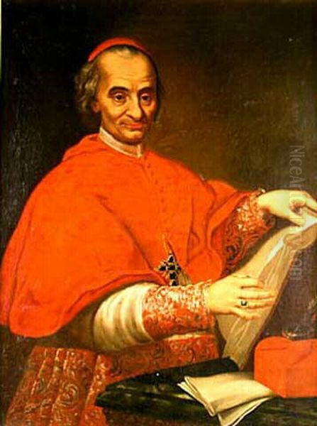 Portrait du cardinal Gerdil Oil Painting by Pompeo Batoni