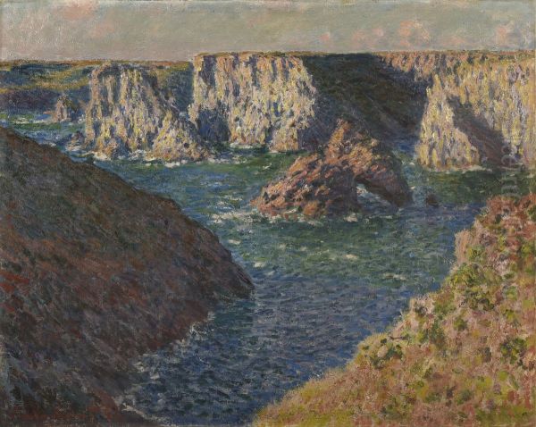 Les Rochers de Belle-Ile Oil Painting by Claude Monet
