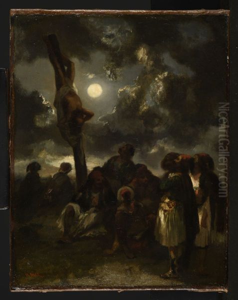 Supplice turc Oil Painting by Narcisse Virgilio Diaz