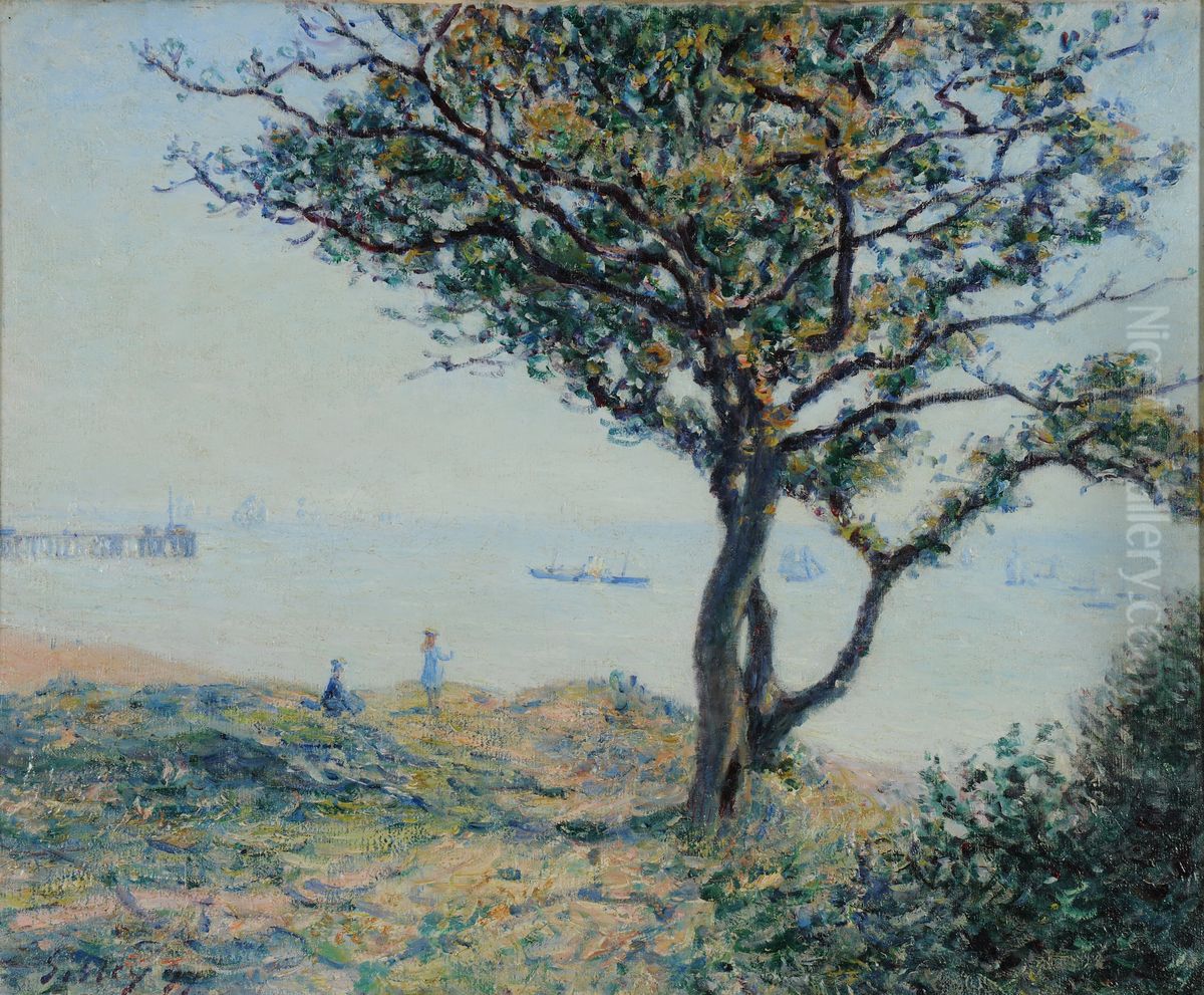 La Rade de Cardiff Oil Painting by Alfred Sisley