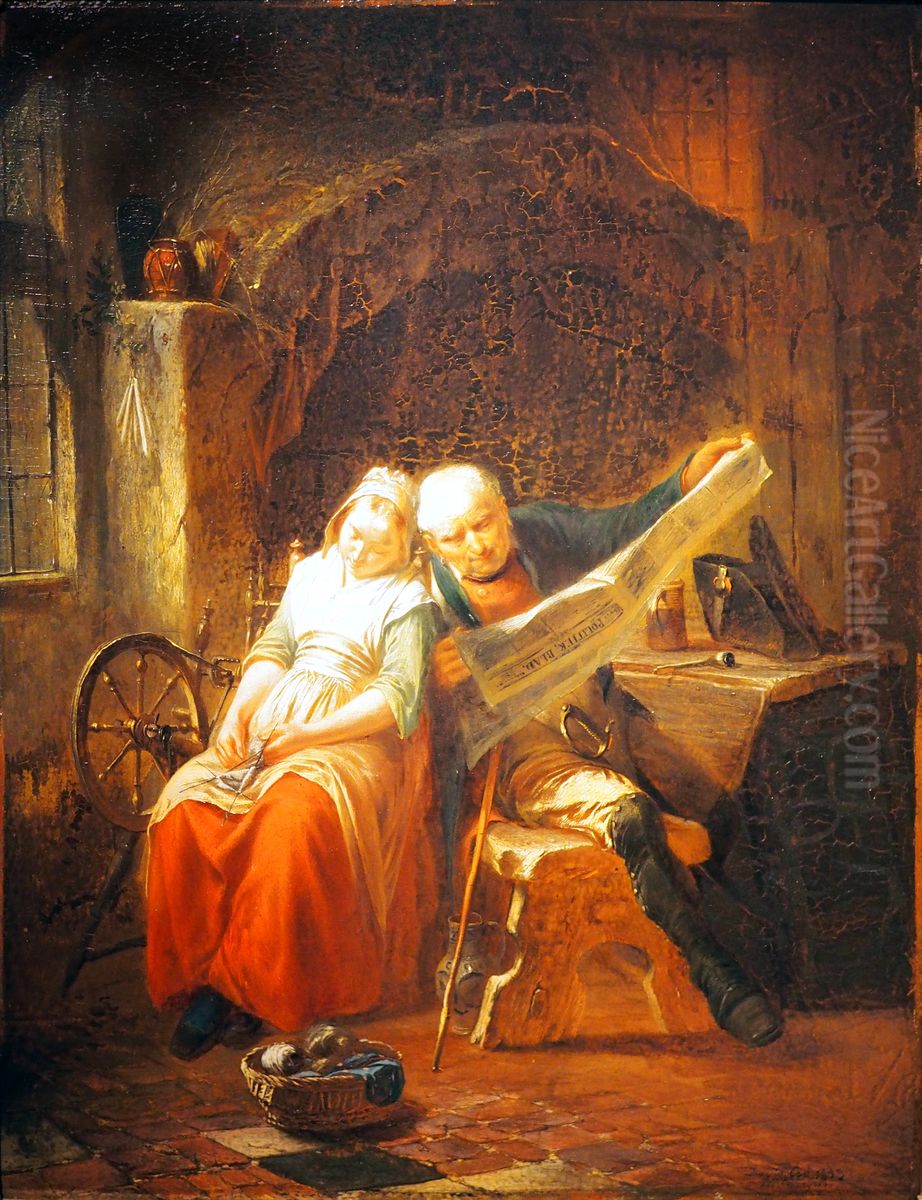 The Polician Oil Painting by David Col