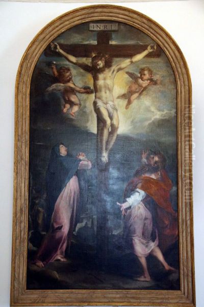 La Crocefissione e i dolenti Oil Painting by Federico Barocci