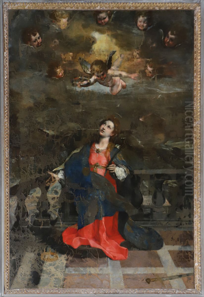 martirio di santa caterina d'alessandria Oil Painting by Federico Barocci