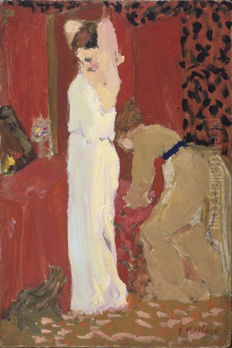 L'Essayage Oil Painting by Jean-Edouard Vuillard