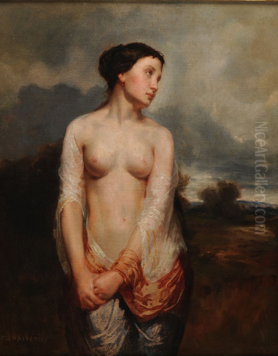 La Captive Oil Painting by Theodore Chasseriau