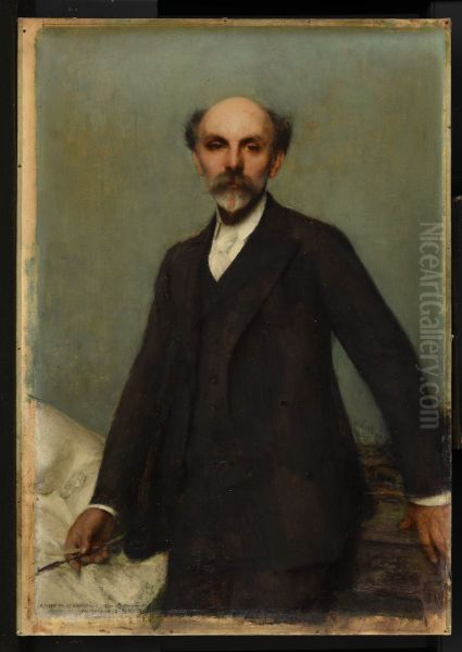 Rene de Saint-Marceaux Oil Painting by Pascal Dagnan-Bouveret