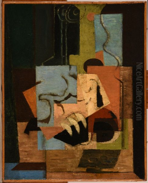 Composition Oil Painting by Louis Marcoussis