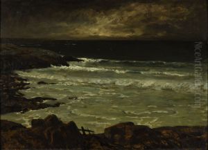 Temps d'orage sur la mer