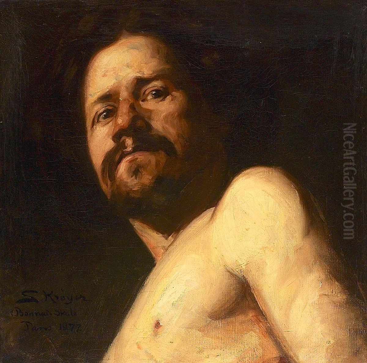 Portrait. Oil Painting by Peder Severin Kroyer