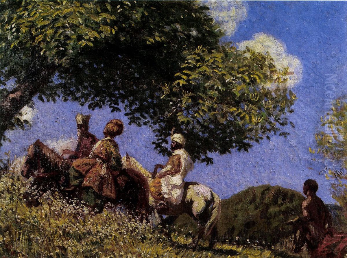 The Three Magi Oil Painting by Bela Ivanyi-Grunwald