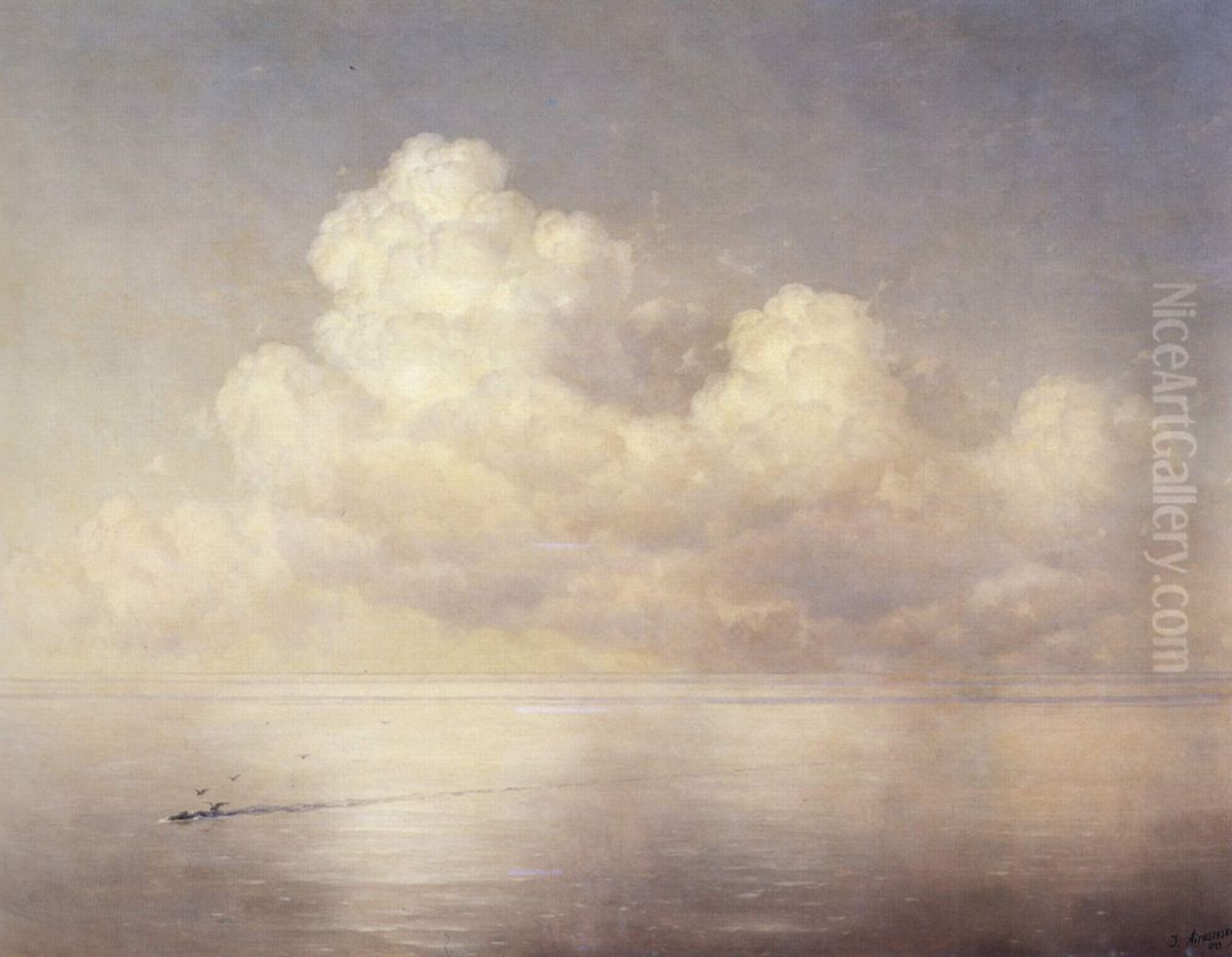 Clouds over the Sea Oil Painting by Ivan Aivazovsky