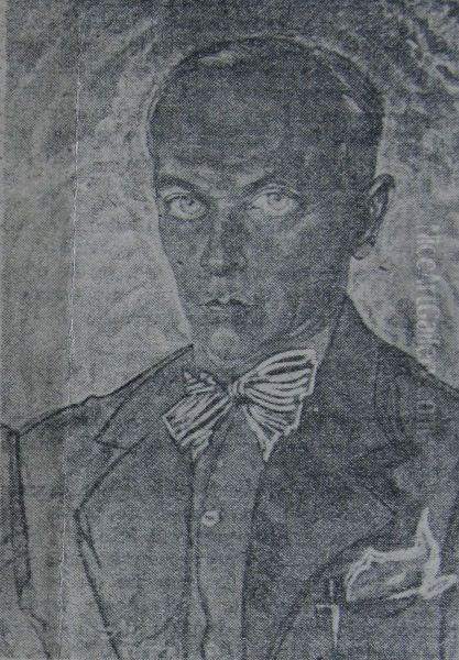 Portret Maurycego O'Brien de Lacy Oil Painting by Stanislaw Ignacy Witkiewicz (Witkacy)