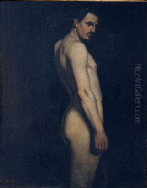 Etude de nu Oil Painting by Gustave Courbet
