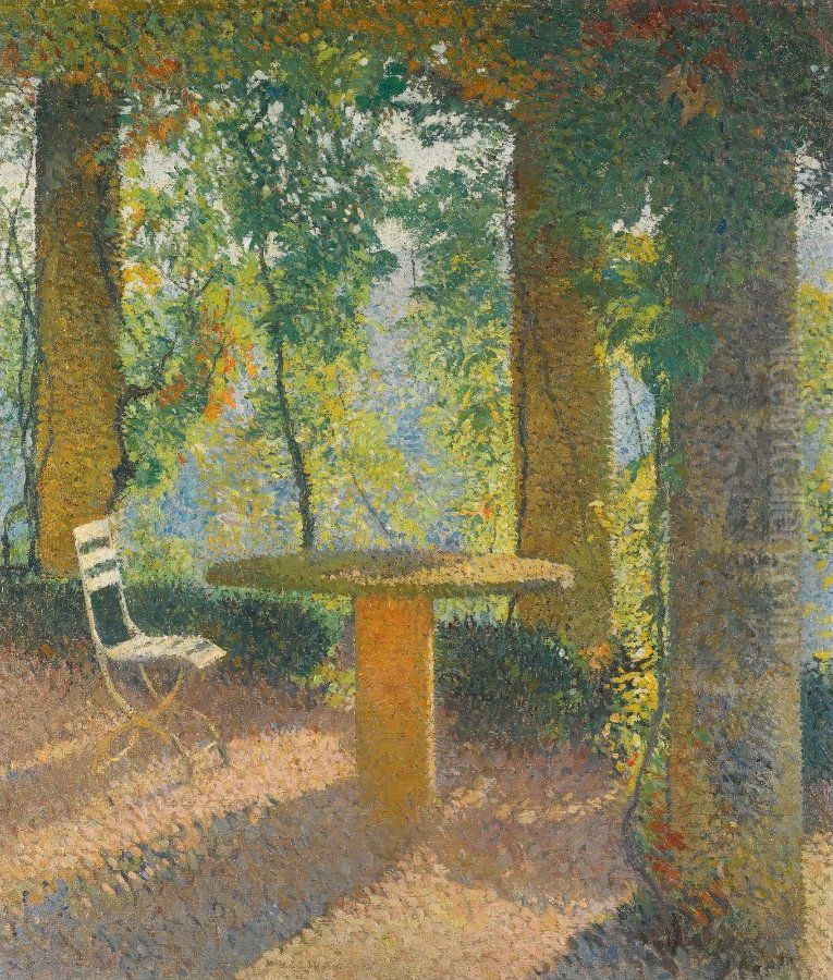 La Tonelle en Ete Oil Painting by Henri-Jean Guillaume Martin