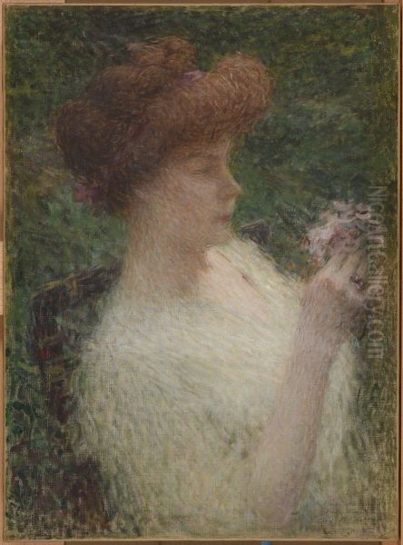 Madame Paul Jamot Oil Painting by Ernest Laurent