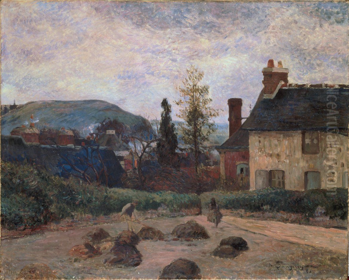 La Fumure des terres, ou La Rentree du foin Oil Painting by Paul Gauguin