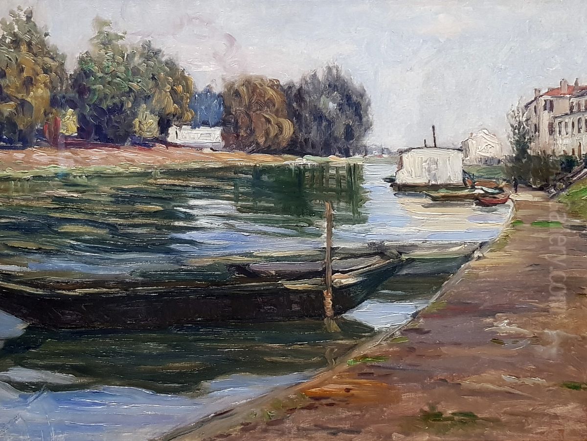 Berega Seny Oil Painting by Gustave Caillebotte