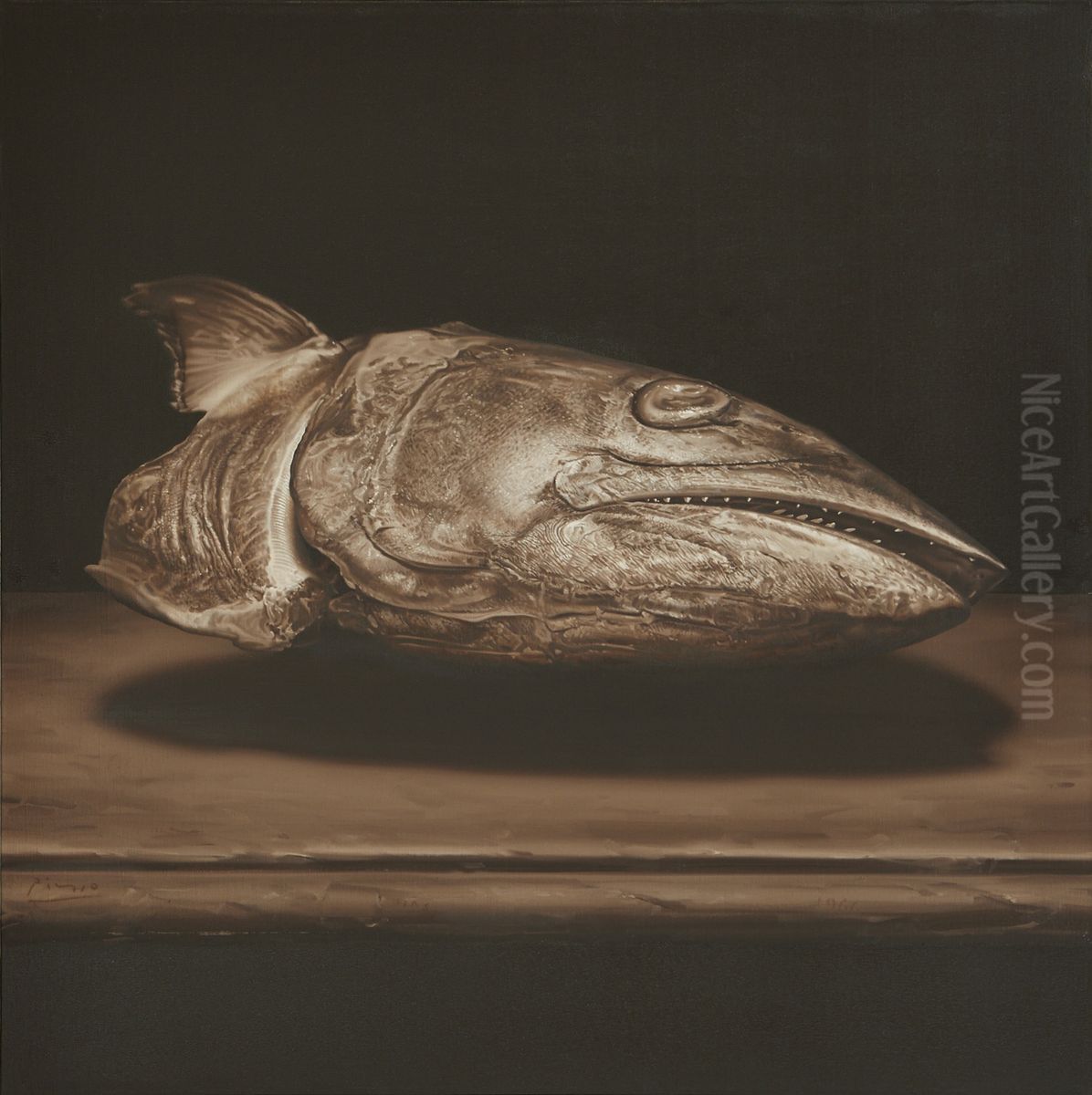 Picasso Has Seen Blow Up Oil Painting by Hynek Martinec