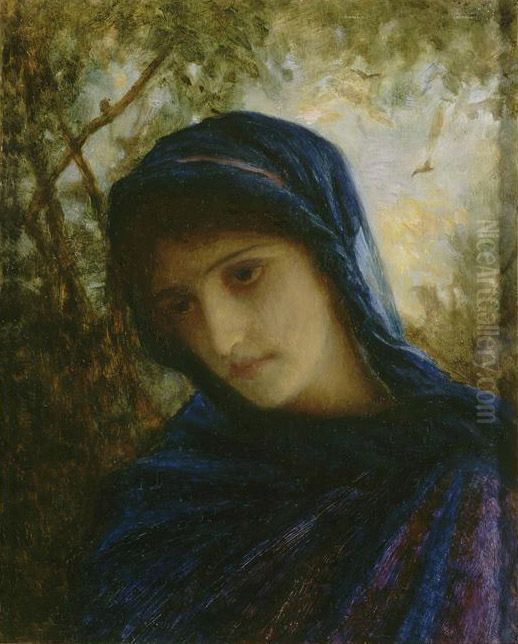 Sogno al crepuscolo Oil Painting by Ernest Hebert