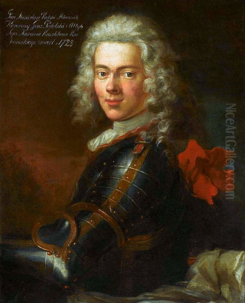 Jana Stanislawa Katskiego (1685-1727) Oil Painting by Louis de Silvestre