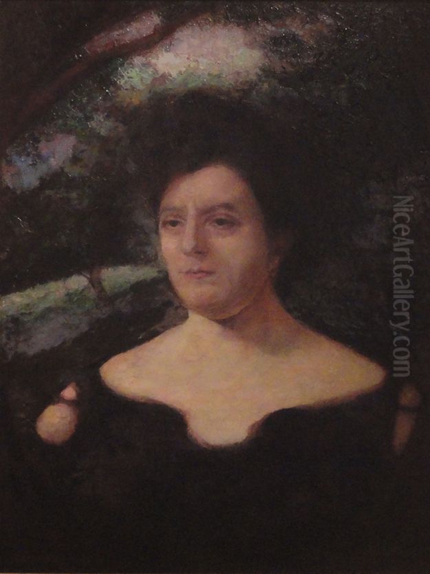 Wife of the Artist Glitzenstein Oil Painting by Samuel Hirszenberg