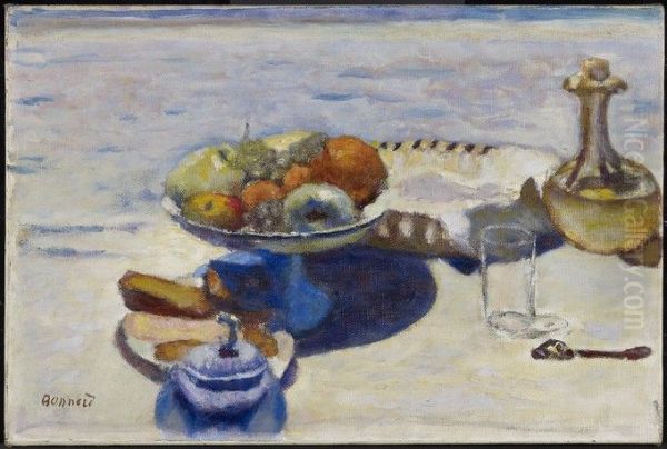 La table garnie Oil Painting by Pierre Bonnard