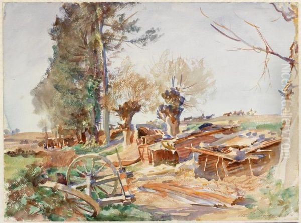 Old Bivouacs Oil Painting by John Singer Sargent