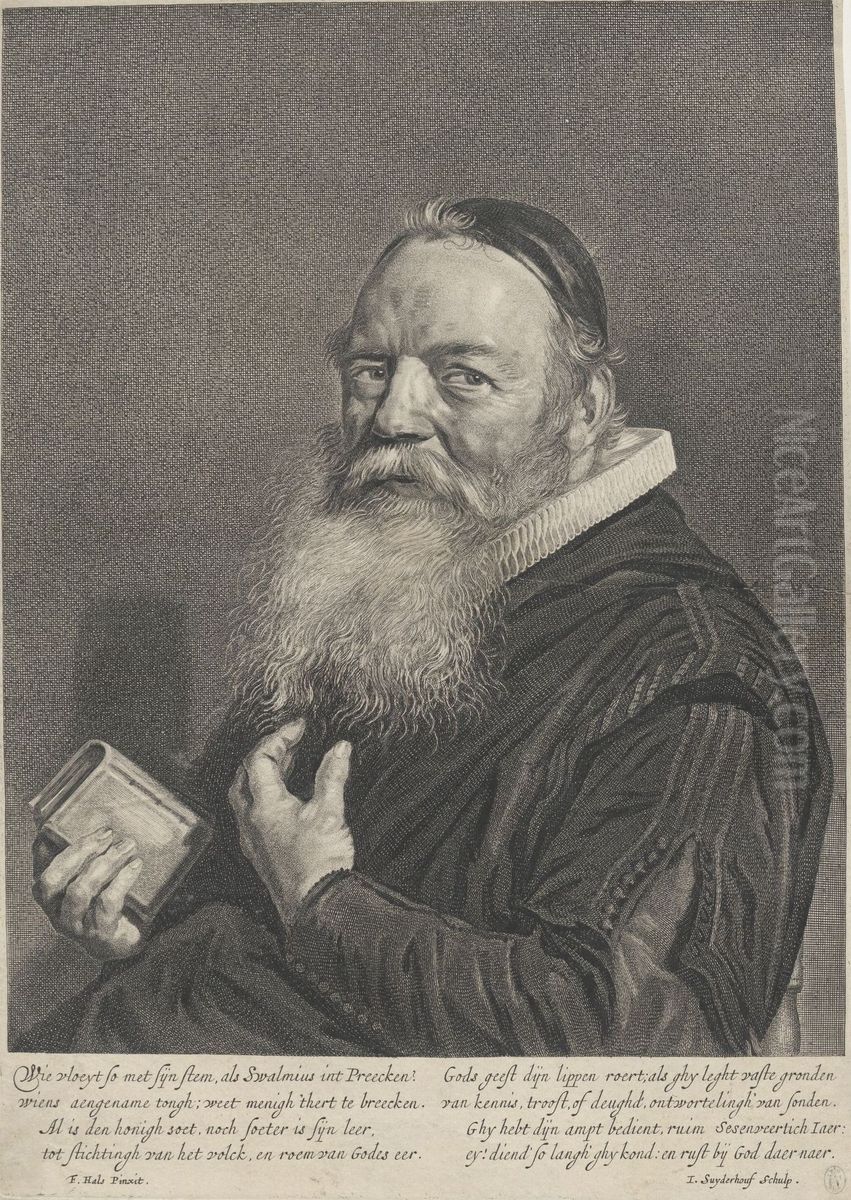 Hendrick Swalmius Oil Painting by Frans Hals