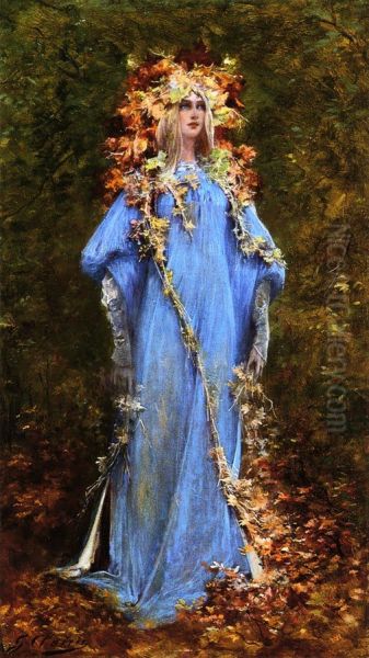 Ophelia Oil Painting by Georges Clairin