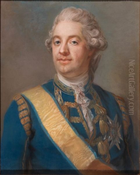Portrait ofClaes Julius Ekeblad(1742-1808) with theRoyal Order of the Sword Oil Painting by Gustaf Lundberg