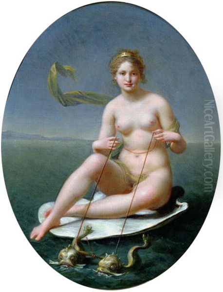 The Triumph of Amphitrite Oil Painting by Jean-Baptiste Regnault